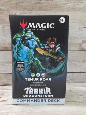 MTG Tarkir Dragonstorm Commander Deck   Temur Roar New Sealed 