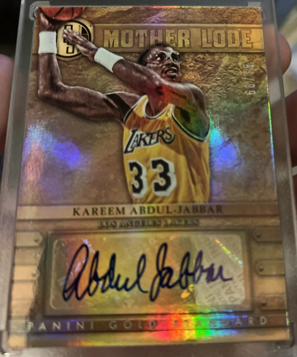 Panini Kareem Abdul-Jabbar 篮球亲笔签名体育交易卡和配件| eBay