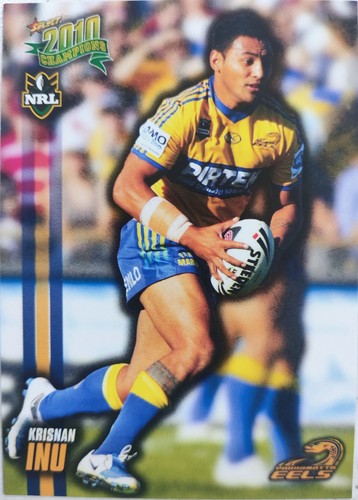 2010 Select NRL Champions Rugby League Krisnan Inu #117 (Parramatta Eels) - Picture 1 of 2