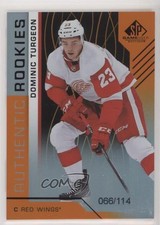 2018-19 SP Game Used Authentic Rookies Orange Rainbow Dominic Turgeon Rookie RC