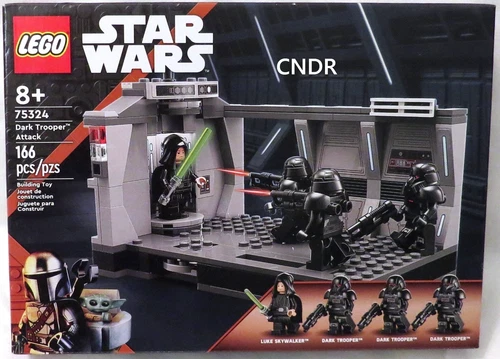 Lego Star Wars Mandalorian SEALED SET 75324 Dark Trooper Attack w/ LUKE Jedi SEE