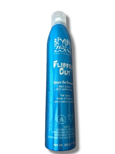BTZ Beyond The Zone FLIPPED OUT Hair Spray On Finisher 10 Oz ( Minimal Damaged )