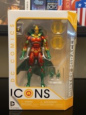 2016 DC Comics Icons Mr Mister Miracle 6”  Dc Collectibles New NIB Damaged Box