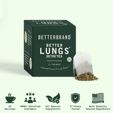 Betterbrand Better Lungs Detox Tea - Herbal T...
