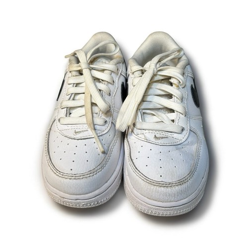 Nike Air Force 1 Low 40th SE Athletic Shoes Sneakers White Black Toddler Size 9C - Picture 4 of 12
