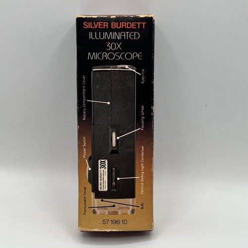 Silver Burdett Iluminated 30X Microsope 57-196-10 Tested - Picture 9 of 10