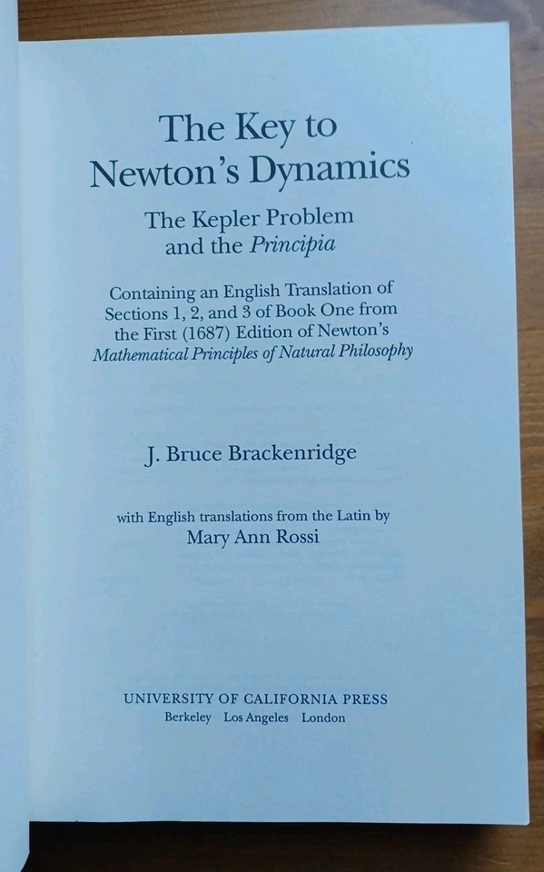 The Key to Newton's Dynamics - Brackenridge - Image 4 of 4
