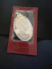 Pamp Sa Suisse Half Ounce .999 Silver Cameo Pendant-Original Packaging *READ*
