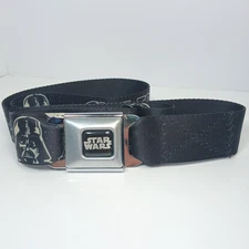 Star Wars Buckle-Down Belt 2013 Size Darth Vader Seatbelt Style 28"-44"