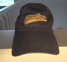 Vintage Pittsburgh Steelers Cap Hat Black Snap Back