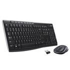 Zestaw bezprzewodowej klawiatury i myszy Logitech MK270 do systemu Windows - czarny, QWERTY