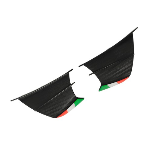 2PCs Motorcycle Wing Side Spoiler Fairings Winglets For 400 250 Z900 Z1000 - Picture 5 of 12