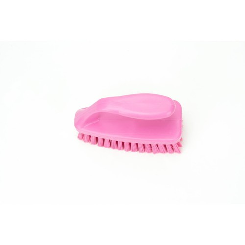 Scrub Brush with Iron Shaped Handle and Stiff Bristles, Heavy Duty Scrubber B... - Picture 3 of 3