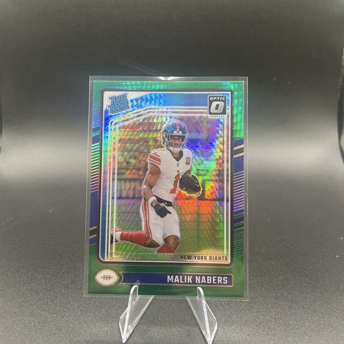 2024 Panini Donruss Optic - Rated Rookie Malik Nabers #271 Green Hyper Giants