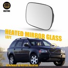 Mirror Glass Replacement Heated w/ Backing Plate For Driver LH Side Flat 8650148