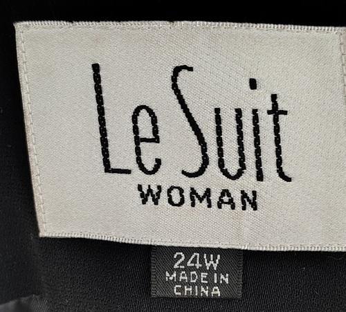 Le Suit Damen Sakko Gr. 24 W Langarm Karriere Büro Business Schwarz Blazer - Bild 4 von 8