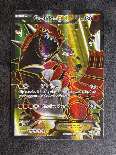 Groudon EX (150 Full Art) 150/160 XY - Primal Clash Holo - Picture 1 of 2