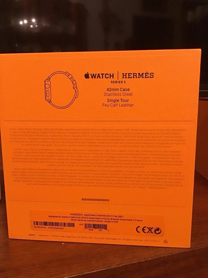 Apple Watch Hermes Series 2 42mm - OVP Sehr Bilder - Bild 2 von 4