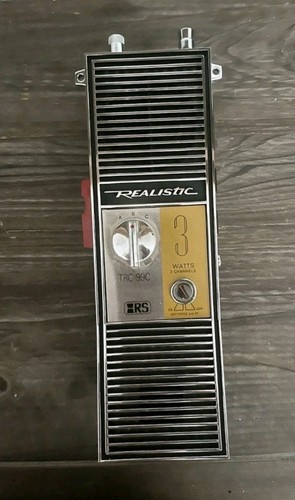 Vintage Realistic Handheld CB Transceiver Radio - 3 Watt 3 Kanal TRC-99C FUNKTIONIERT - Bild 2 von 7