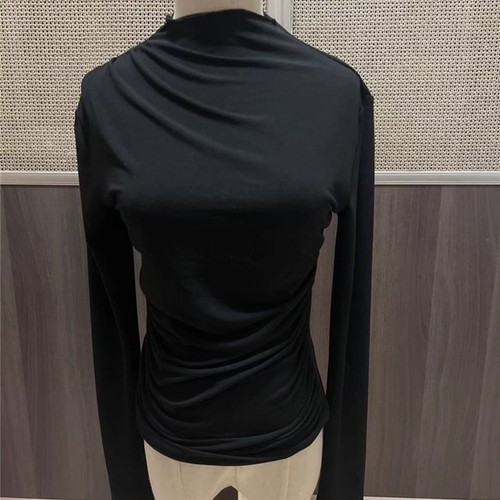 2) Y2K Streetwear Basic Bottoming Top Women's Pliable Slim Fit T shirt - Picture 17 of 49
