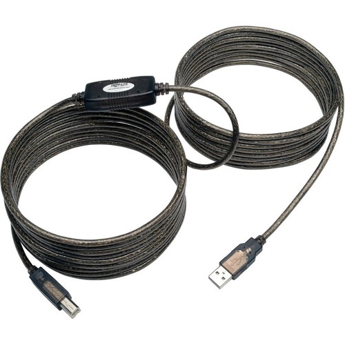 Tripp Lite 25 piedi USB 2.0 cavo ripetitore attivo ad alta velocità USB-A a USB-B M/M - Foto 2 di 3