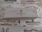 Wooden Wine Box Crate with lid ~ Chateau Mouton Rothschild ~ 1 Bottle box French