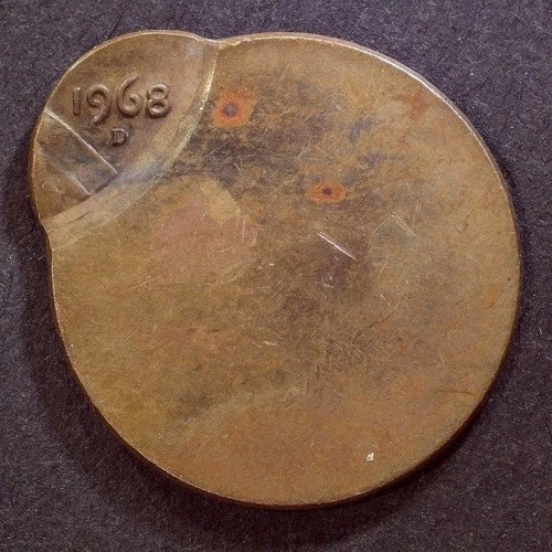 1968-D Lincoln Memorial Cent — photo from another recent sale