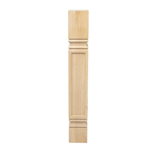 35-1/4 in. High x 5 in. Wide x 5 in. Depth Unfinished Solid Hardwood Mission - Picture 3 of 5