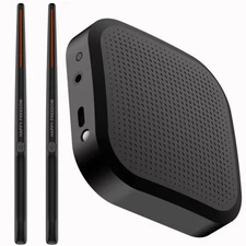 Portable Electronic Air Drum Set - Virtual Drumsticks and Pedals, Ideal for1523