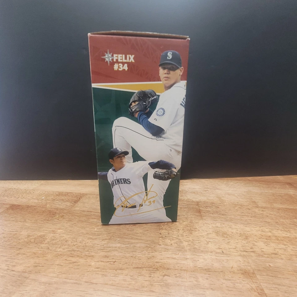 2009 Seattle Mariners Felix Hernandez Bobblehead Safeco Field Series UW Medicine - Image 2 of 4