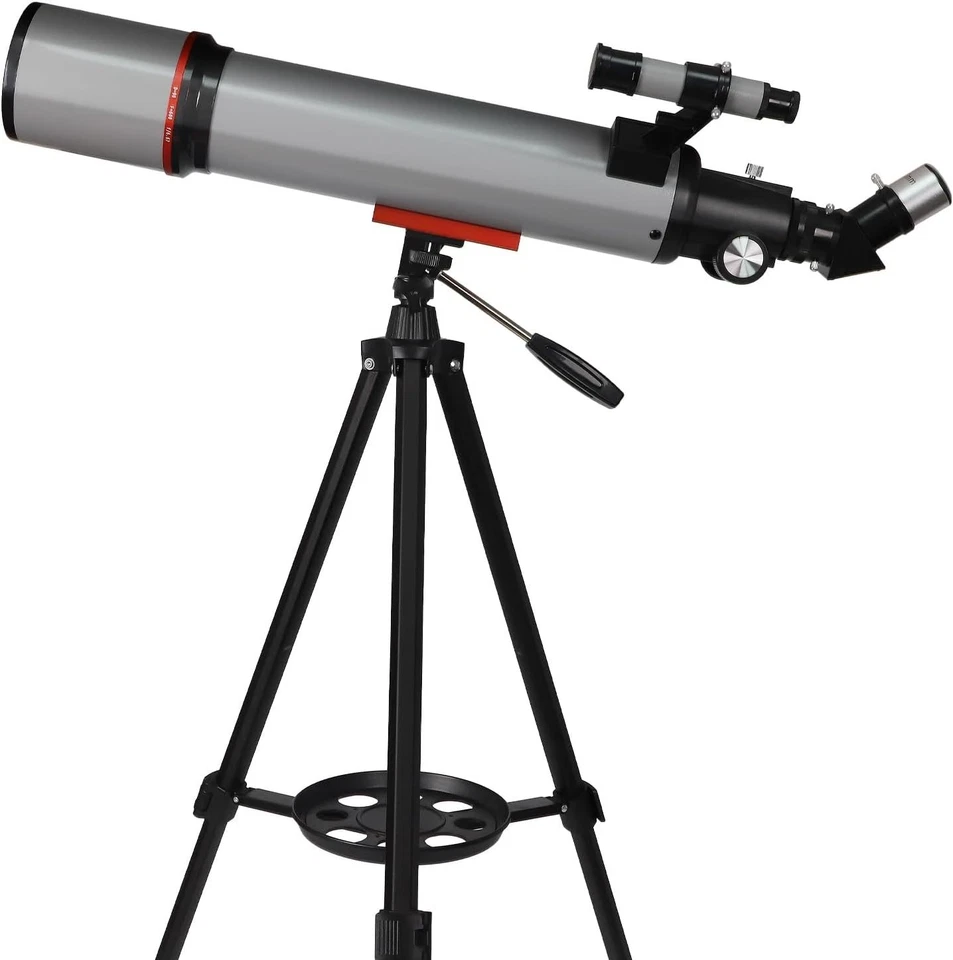 Telescopio de astronomía para adultos de alta potencia: 90 mm de apertura 600 mm con trípode Foto 3 de 4