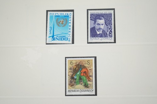 AUSTRIA 1974-1986 COLLECTION OF 400 STAMPS MINT & USED STORED IN SAFE ALBUM - Picture 21 of 24