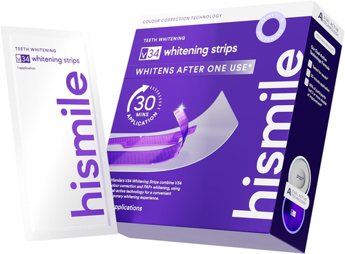 Hismile V34 Whitening Strips, Teeth Whitening Strips, Purple Tooth Whitening, To - Picture 5 of 12