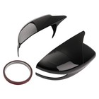 Mirror Cover Shell Cap for Nissan Altima Sentra Maxima 13-21 Black Turn Signal