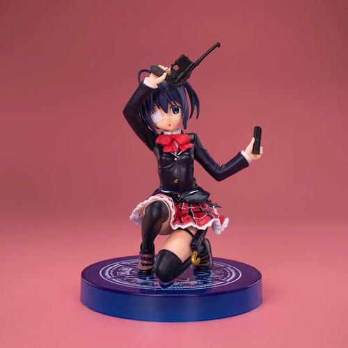 Anime Chuunibyou Demo Koi Ga Shitai! Rikka Takanashi 15 cm Figur 2 Gesichter Spielzeug Geschenk - Bild 2 von 9
