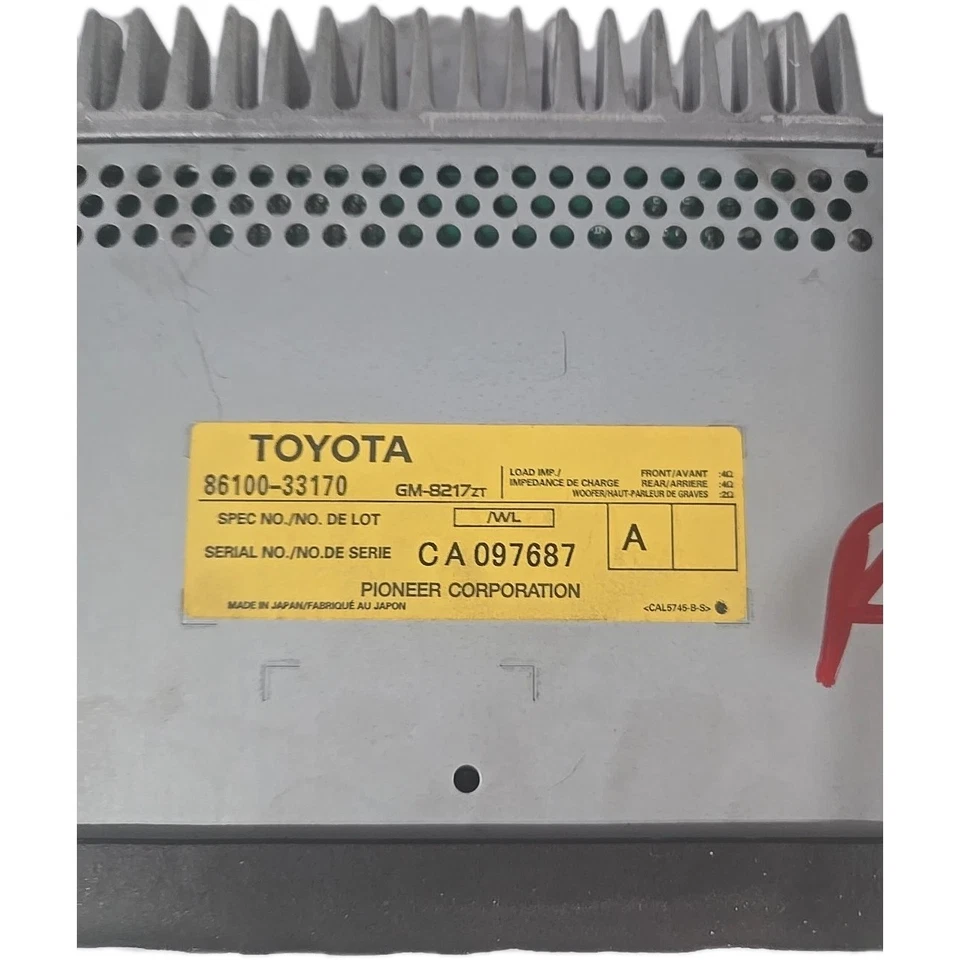 02-03 LEXUS ES300 86100-33170 AUDIO RADIO AMPLIFIER MODULE AMP PIONEER GM-8217 Foto 2 de 4