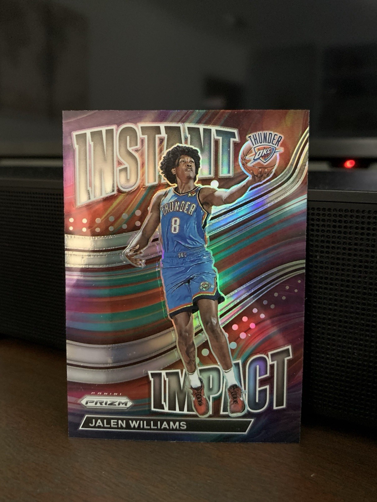 2022-23 Prizm Jalen Williams Instant Impact Silver Holo Prizm Rookie Card #11 Rc