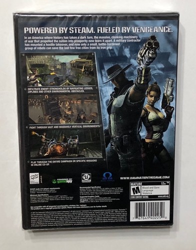 DAMNATION PC DVD-ROM GAME CODEMASTERS 2007 SEALED NEW - Picture 2 of 2