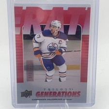 2023-24 Upper Deck Trilogy #TG-20B Connor McDavid Generations Red #/799