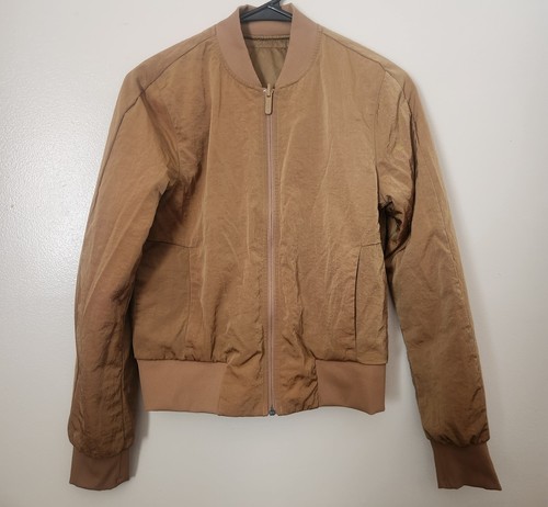 LULULEMON Damen Non Stop Bomberjacke dunkeloliv wendbar Gr. 4 siehe Beschreibung - Bild 2 von 9