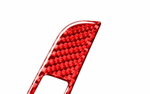 Mergency Light Button Frame Trim For Lexus GS350 450 07-11 Real Red Carbon Fiber - Picture 9 of 10