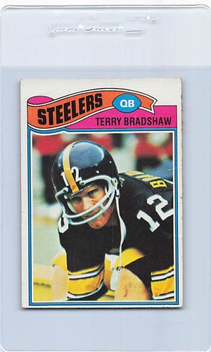 1977 Topps #245 Terry Bradshaw Steelers VG *2 - Picture 1 of 2
