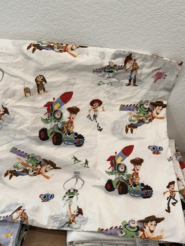 Pottery Barn Kids Disney Pixar Toy Story Bio komplettes 4-teiliges Blatt-Set komplett - Bild 15 von 16