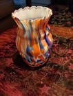 Vintage Glas Vase 12 cm