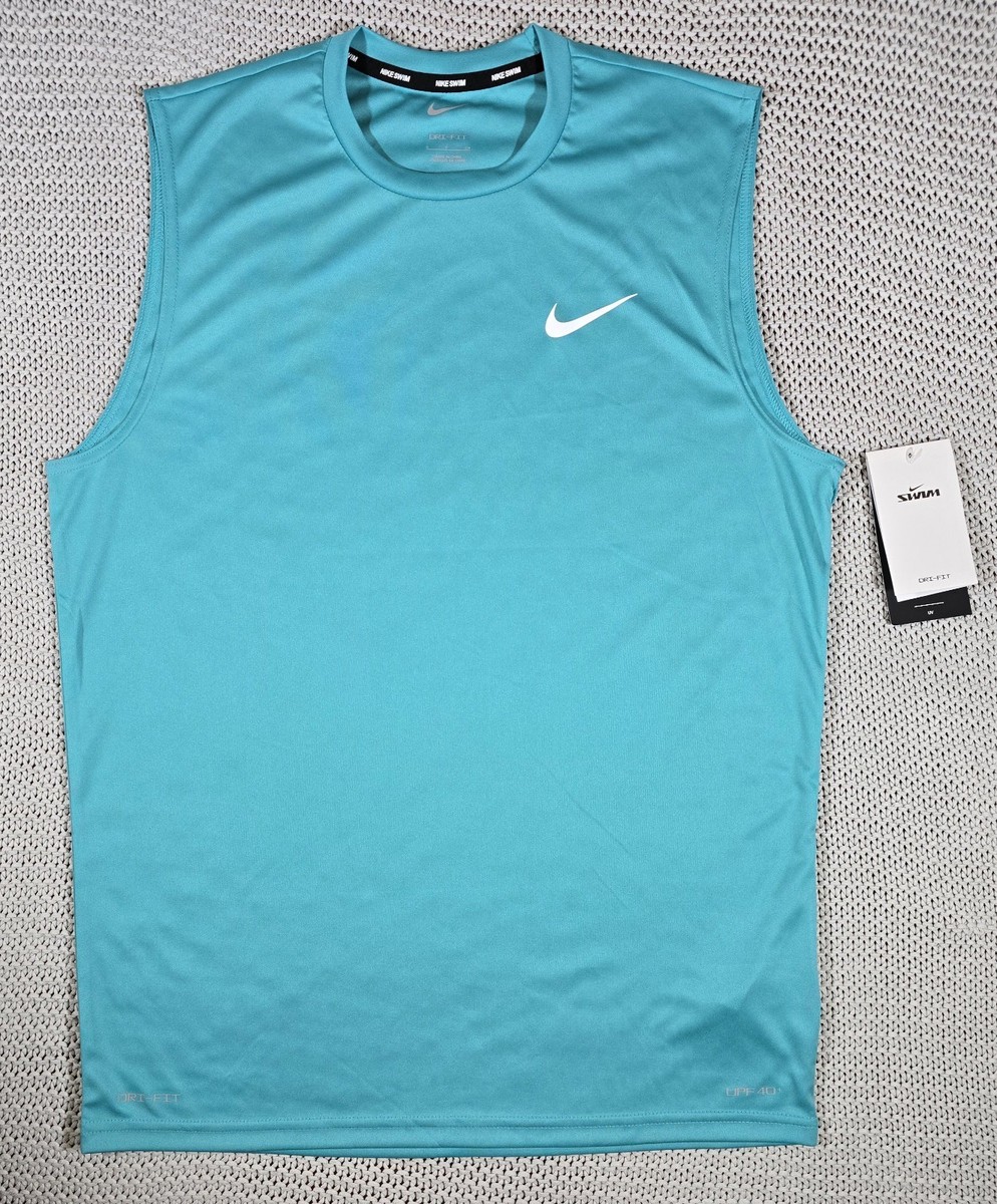 【Nike】Essential Men's Sleeveless Hydroguard Swim Shirt Nike Men's Essential Sleeveless Hydroguard Swim Shirt at