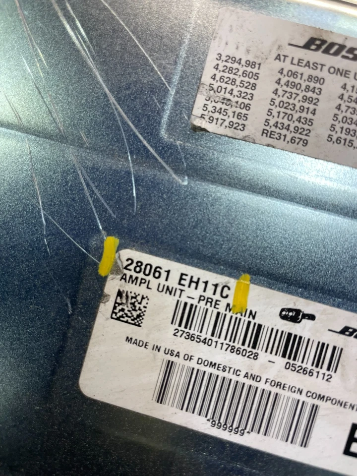 Amplificador de audio radio Bose Infiniti M35 M45 2006 a 2010 T7450 DG Foto 4 de 4