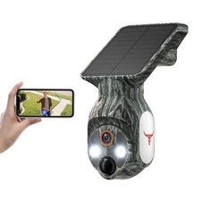 1080P Solar Security Cameras Wireless Outdoor, 360  View Pan/Tilt 2.4Ghz WiFi...