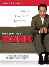 Monk - Season Three - - DVD - Very Good