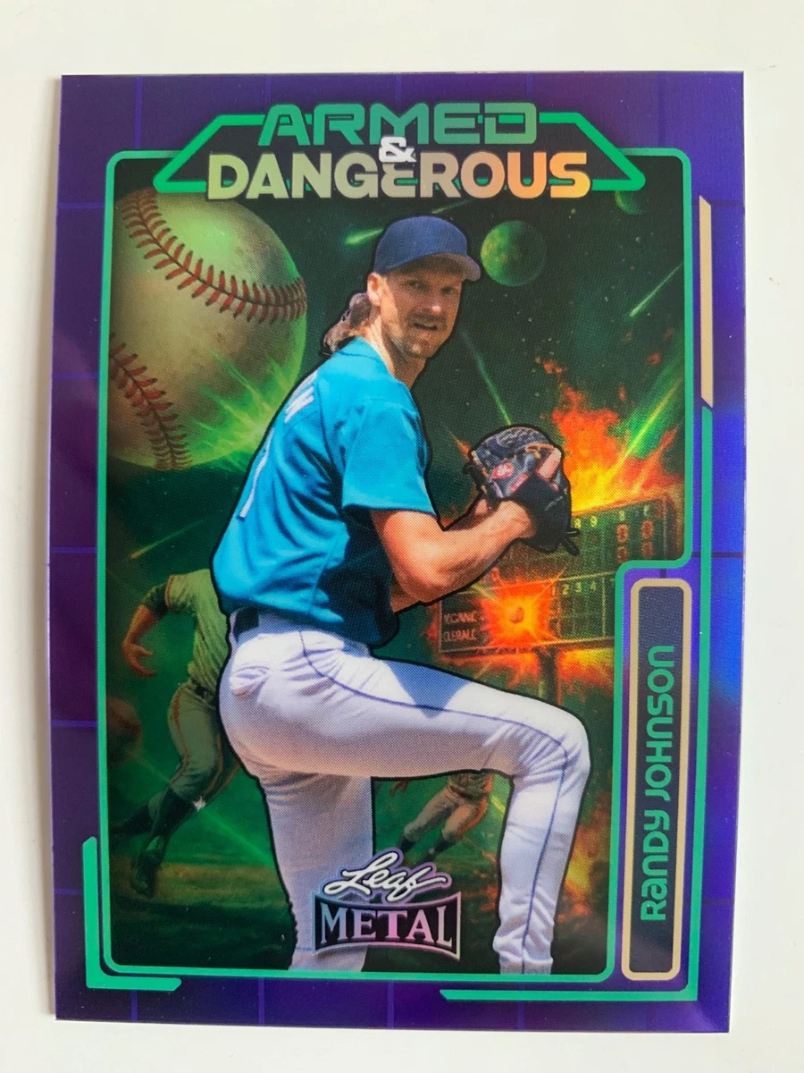Leaf Randy Johnson Baseball Serial Numbered Sports Trading Cards