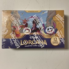 Disney Lorcana Trading Card Game Into the Inklands Booster Box (24 Packs) SEALED